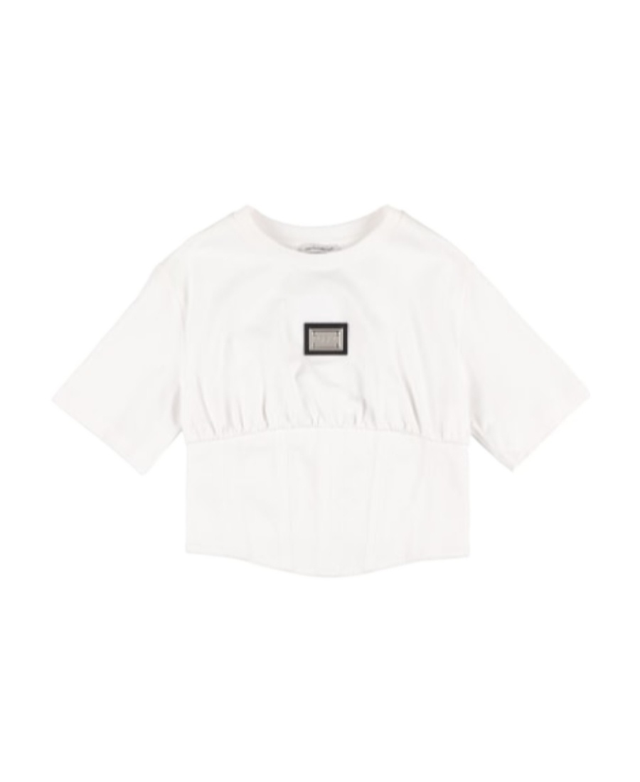 Dolce & Gabbana Middle Sleeve Of Logo Logo  T-shirt