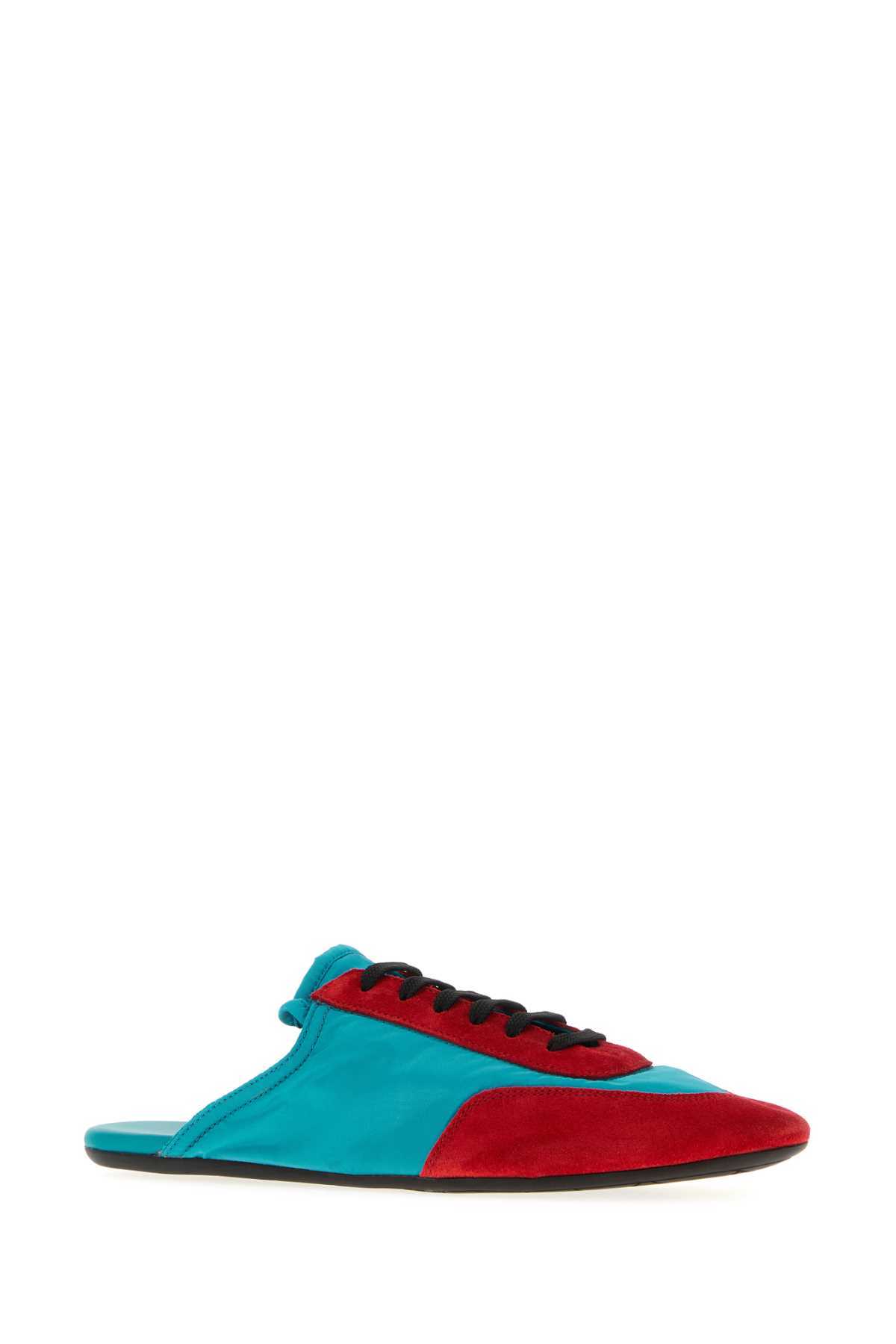 Prada Slingback Mules In Multi