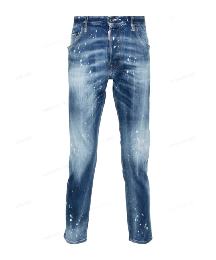 Dsquared2 Super Twinky Mid-rise Skinny Jeans In Blue