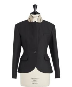 Dior Jacket With Buttoned Cuffs And Flap Pockets In Black