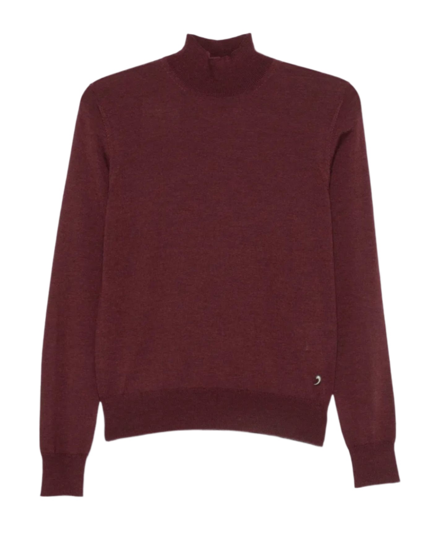 Etro Long-sleeve Knit Top In Burgundy