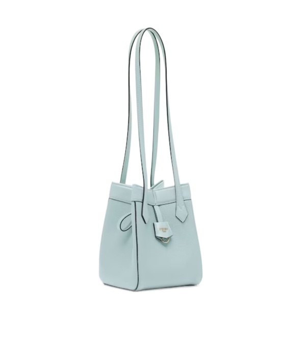 Fendi Origami Mini Bucket Bag In Blue