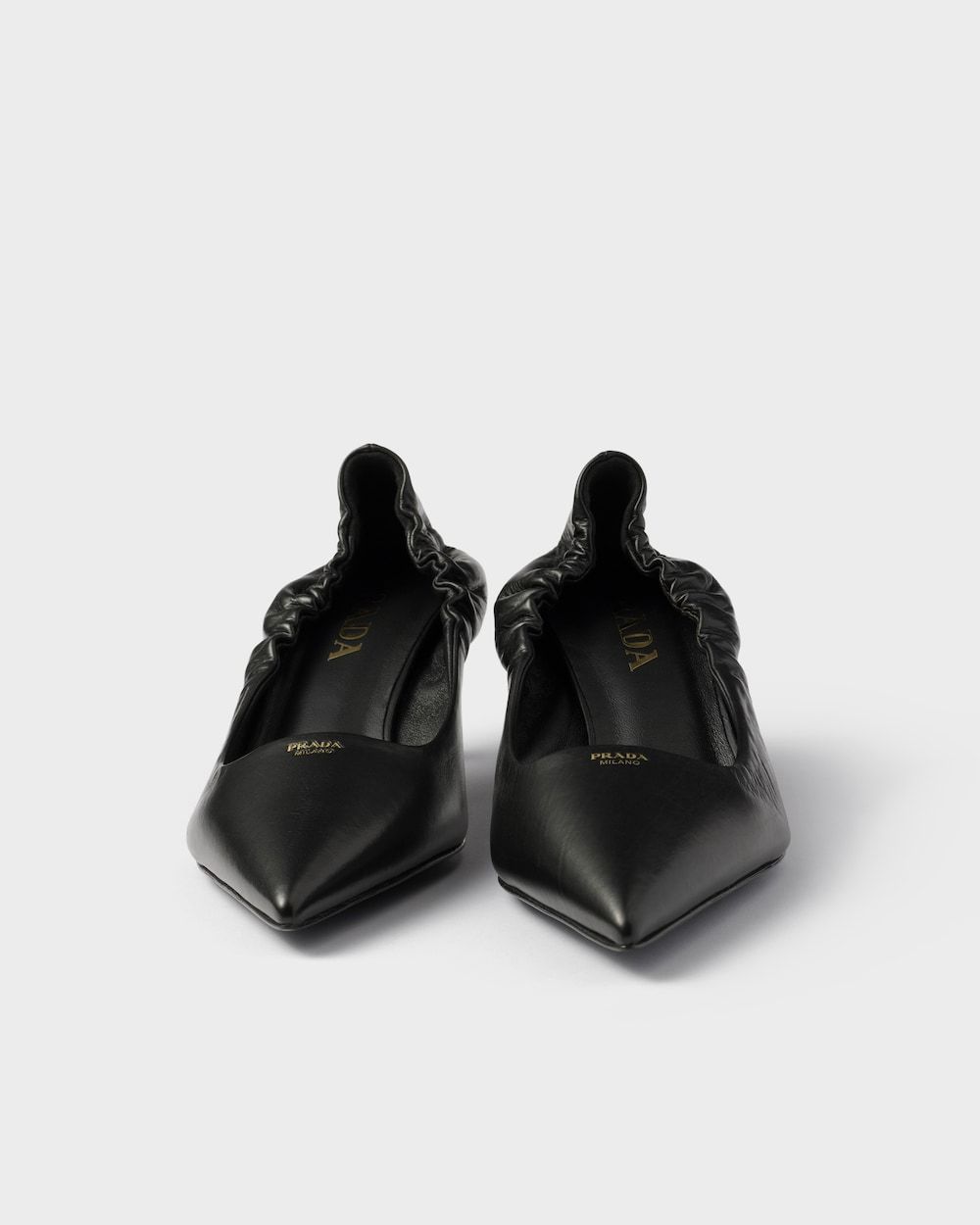 Prada With Heel Black In Black