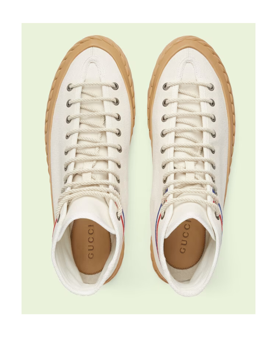 Gucci Gg High-top Sneakers In White