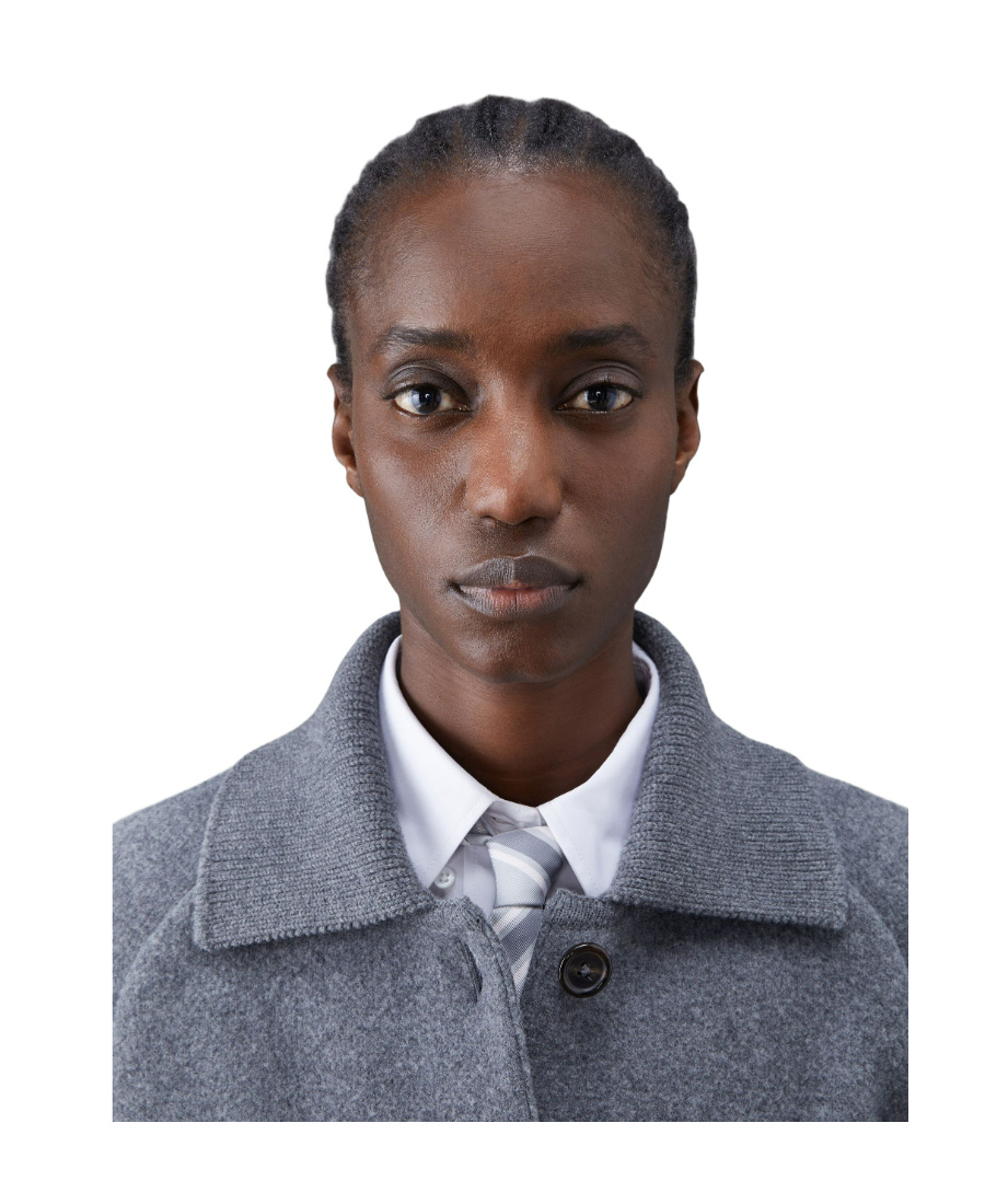 Thom Browne 4-bar Stripe Cropped Jacket In Black