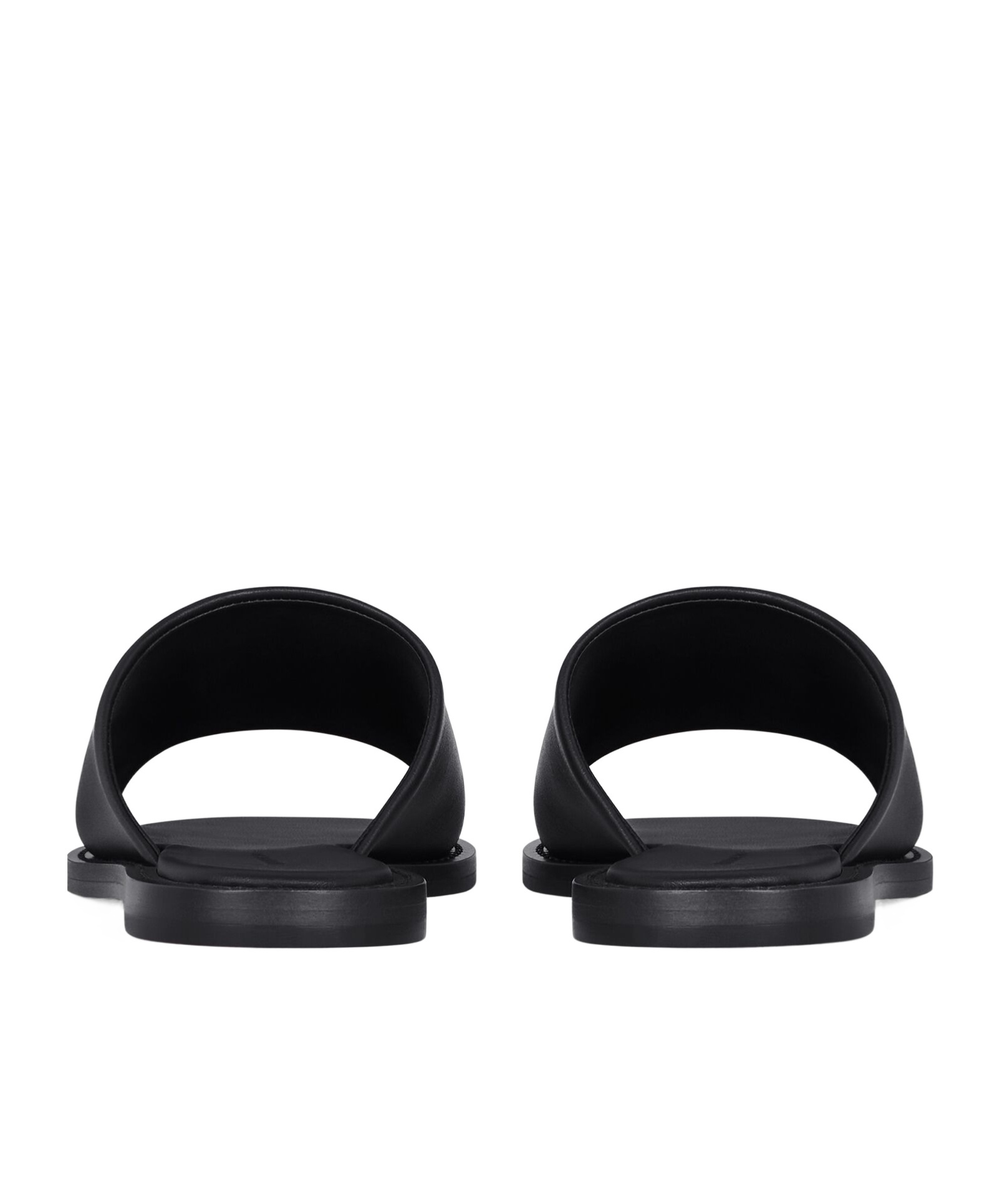 Shop Givenchy 4g Liquid Flat Mules In Leather In Black