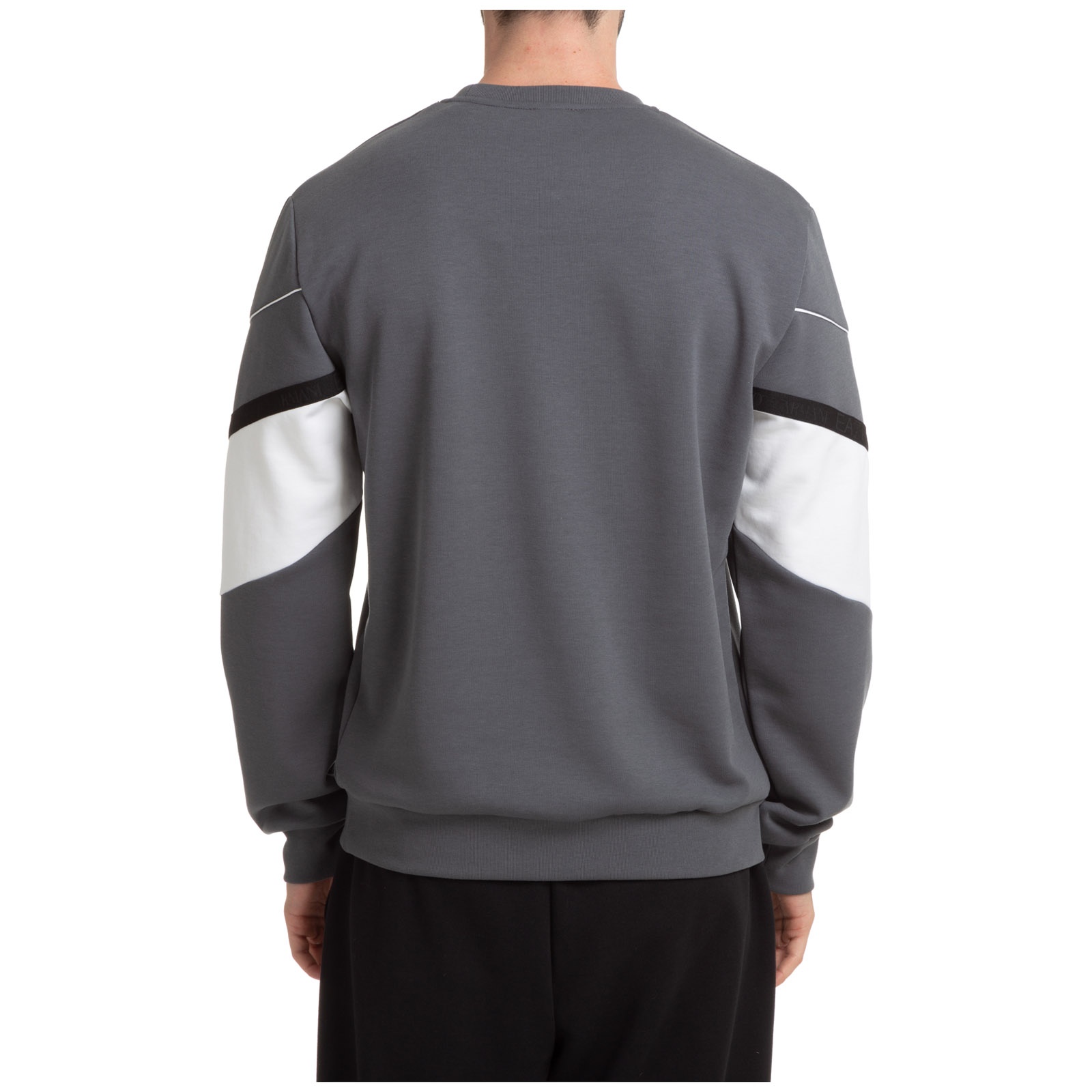 Ea7 Logo Details Sweater In Black