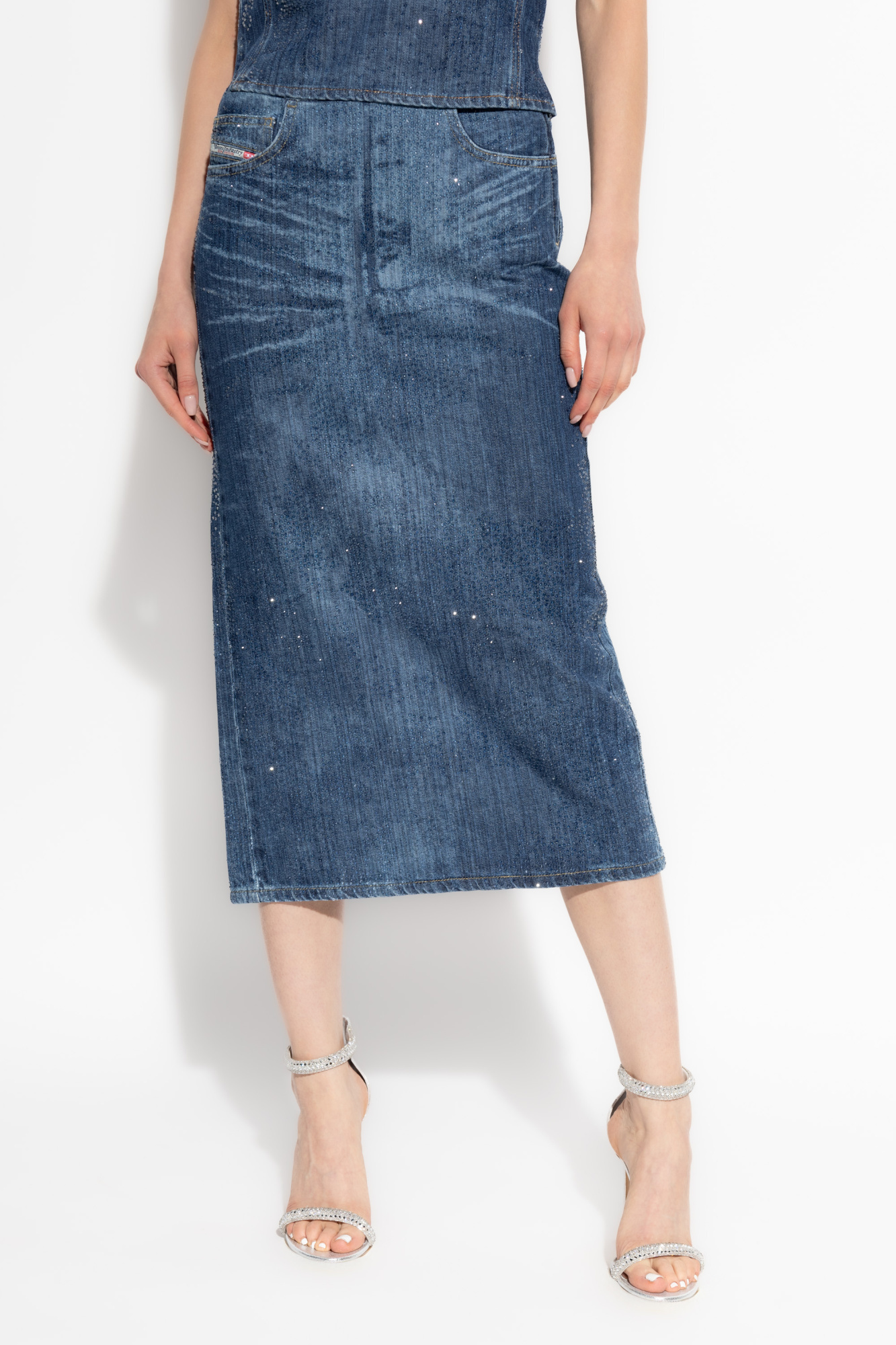 DIESEL POCKET DENIM SKIRT 