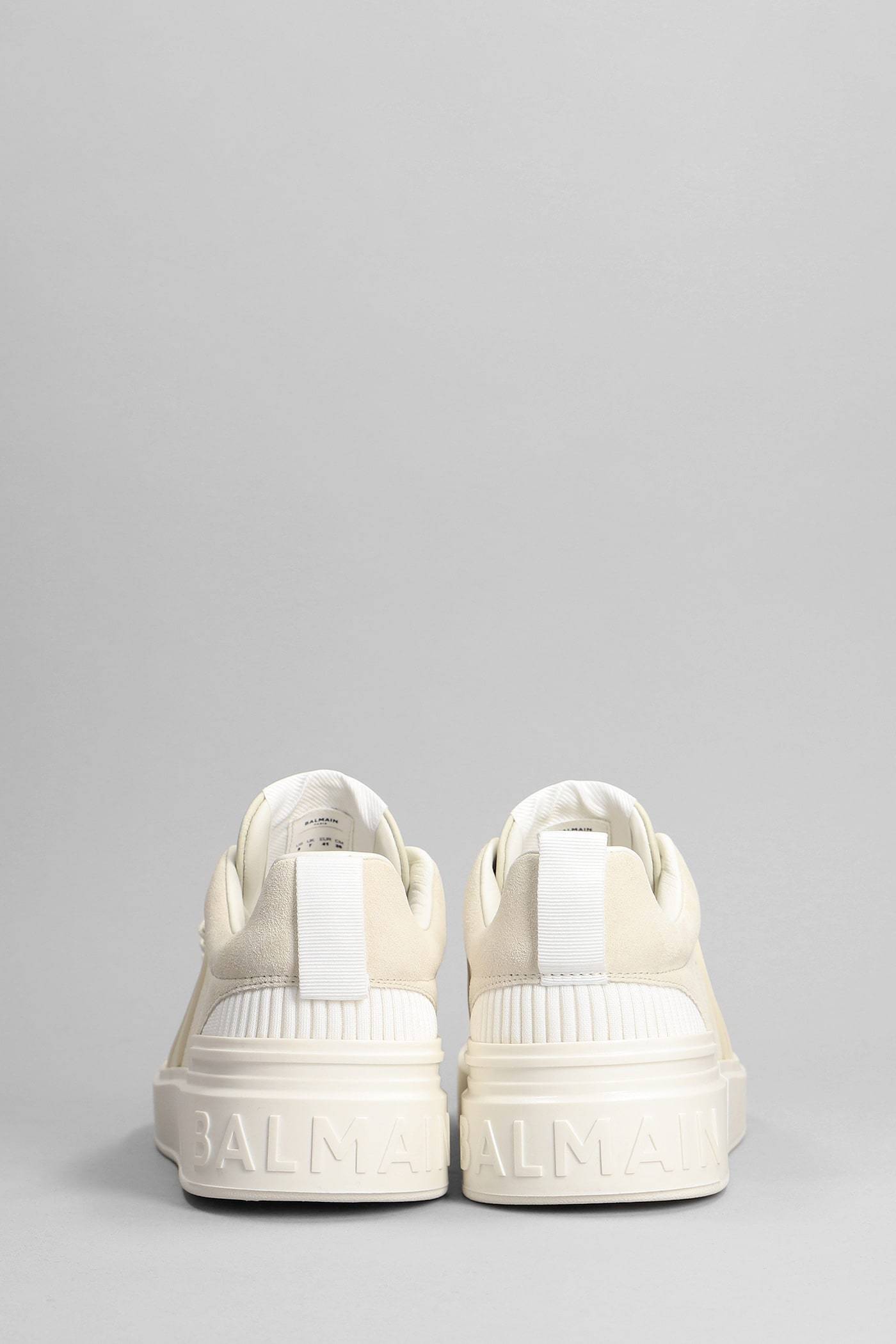 Balmain B-skate Low-top Sneakers In White
