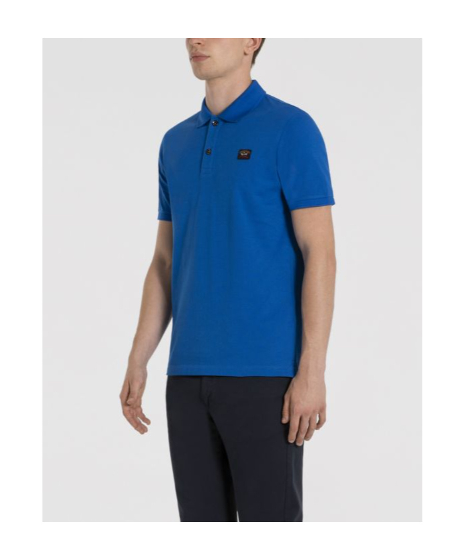 Paul & Shark Polo Shirt In Cotton Piqué In Blue