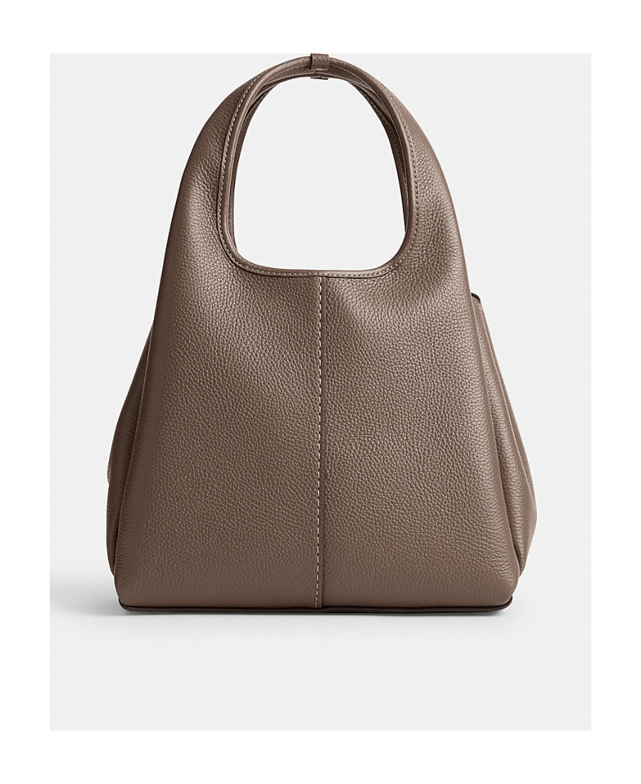 Coach Lana Pebbled-leather Tote Bag In Brown