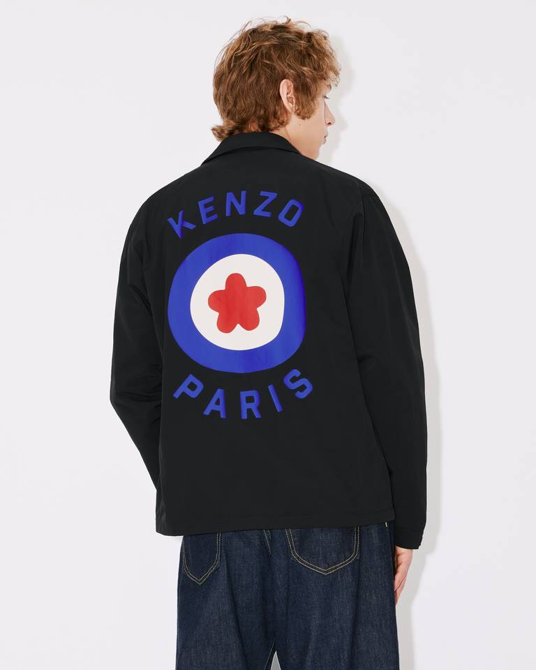 Shop Kenzo ' Target' Coach Jacket In Black