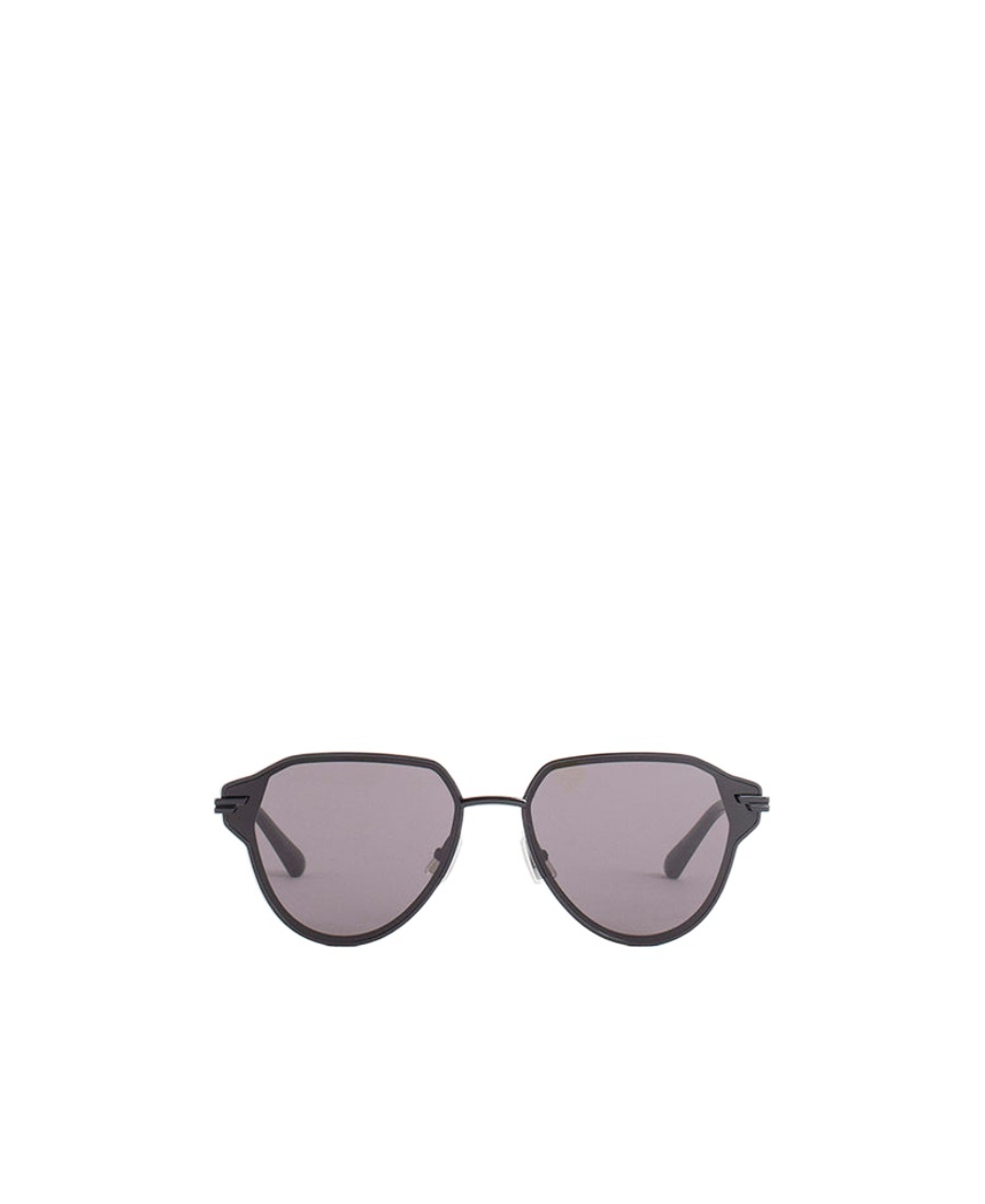 Bottega Veneta Logo Sunglasses In Gray