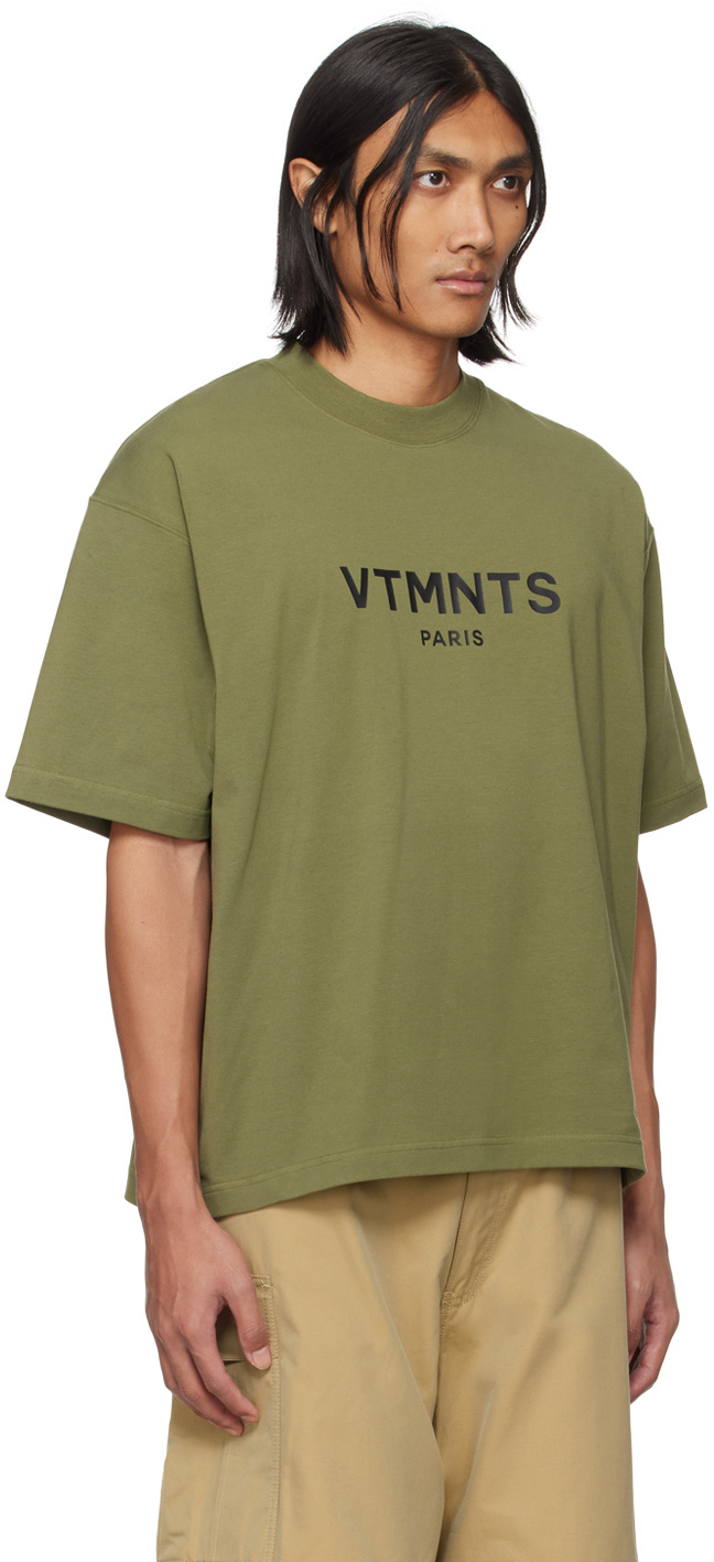 Vtmnts Short-sleeved T-shirt In Green