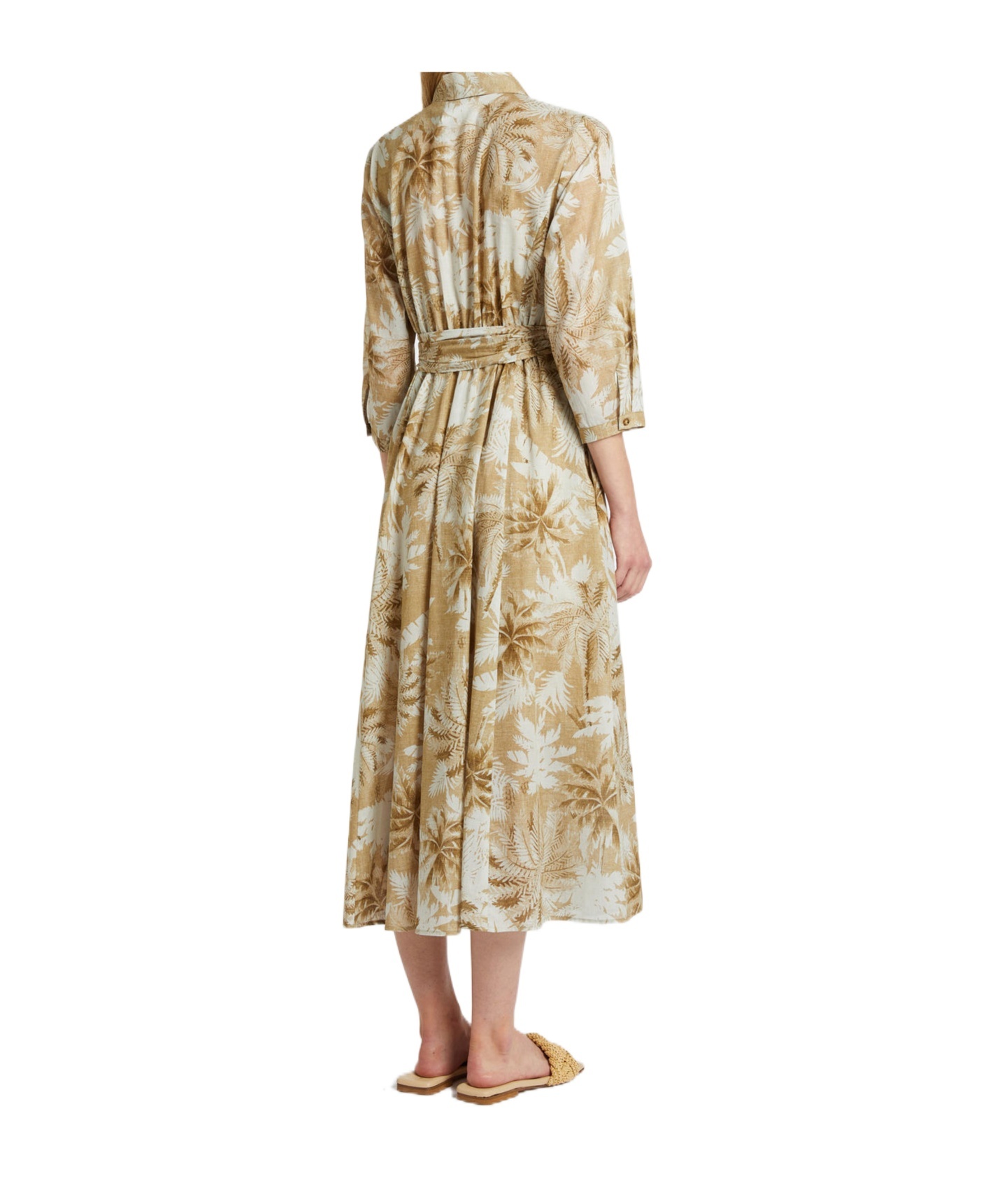 IBLUES PRINTED SHIRT DRESS
