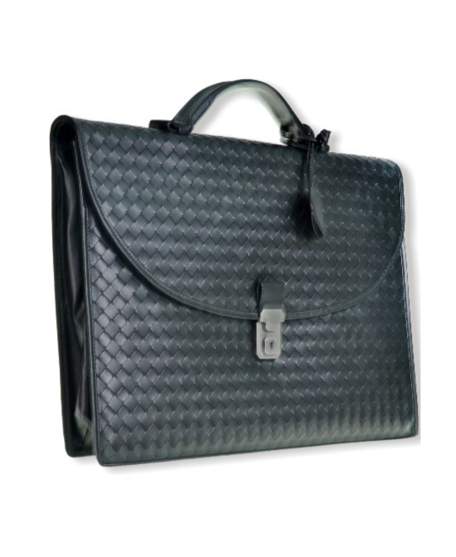 Bottega Veneta Knitted Handbag In Black