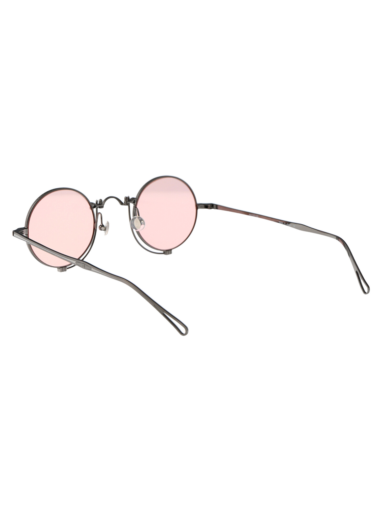 Matsuda Titanium Round Sunglasses In Pink