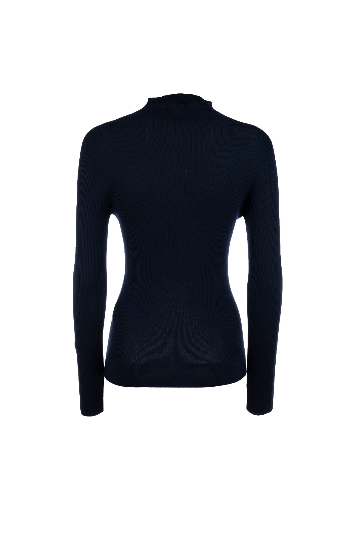 Peserico Half-neck Knitted Sweater In Black