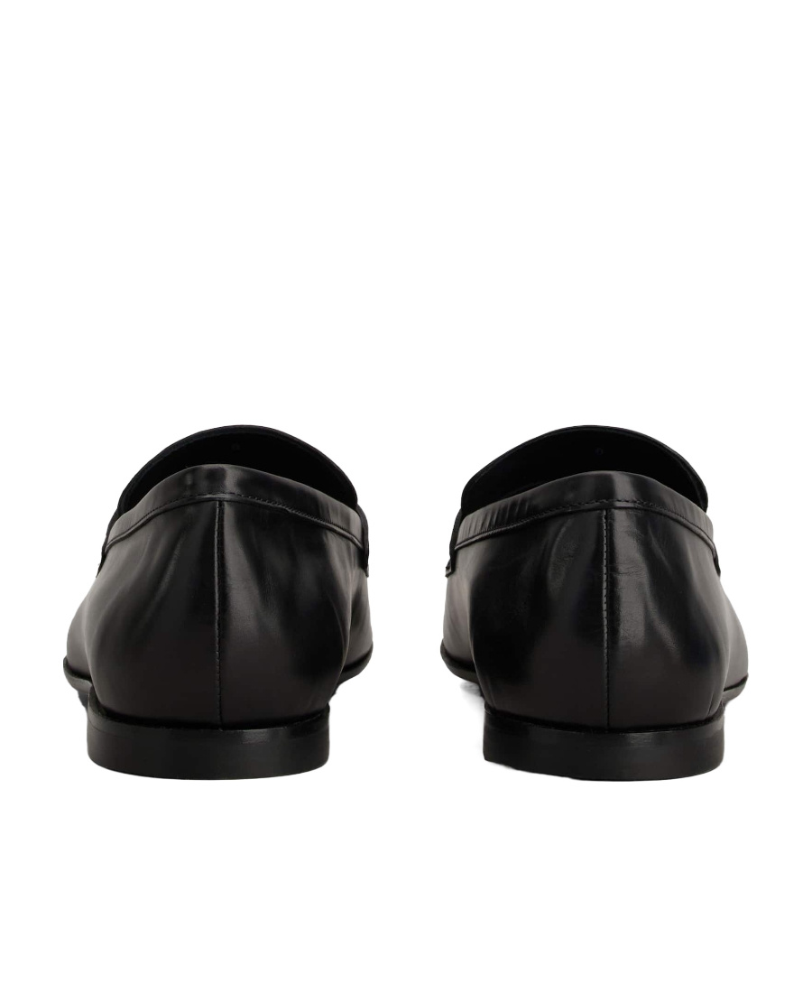 Tod's Leather Slip-on Loafers In Black