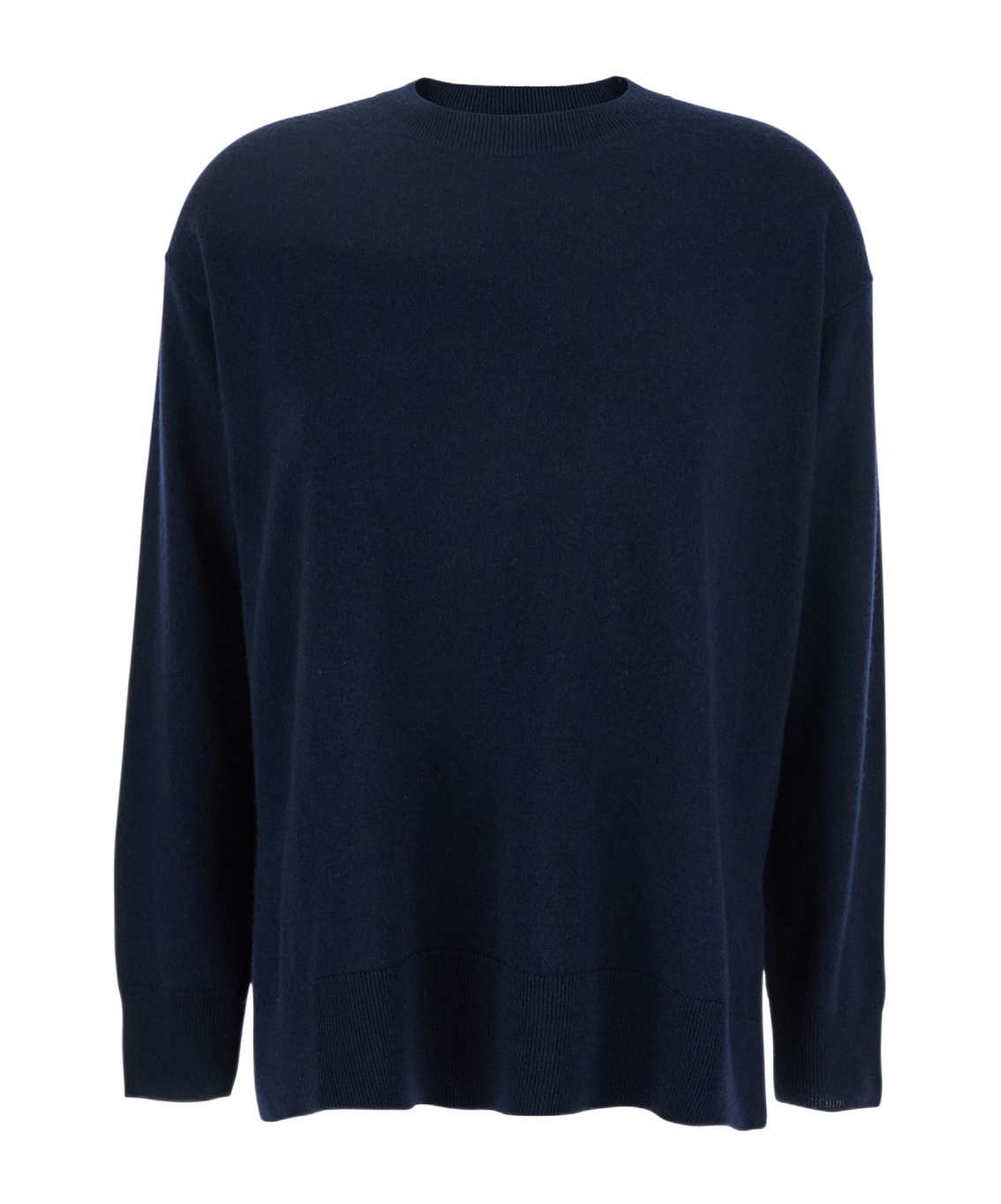 Max Mara Long-sleeved Sweater In Black