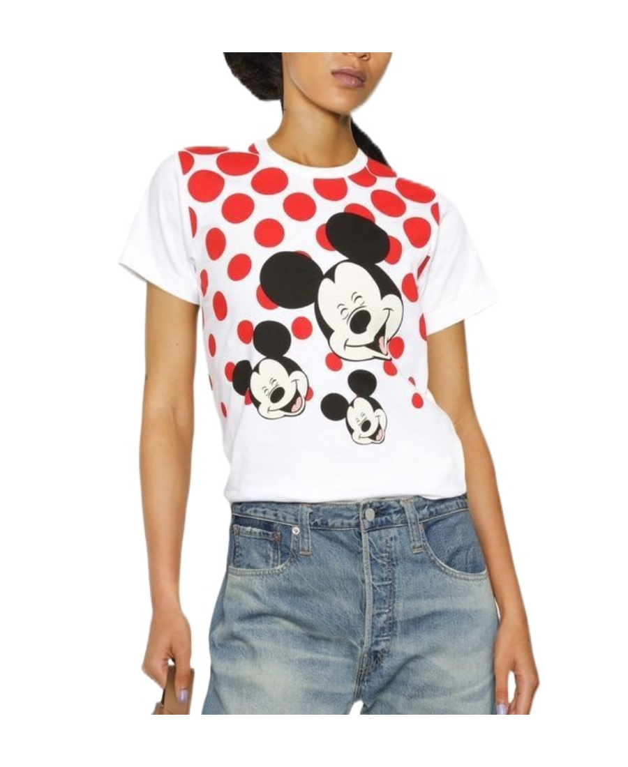 COMME DES GARÇONS PRINTED COTTON T-SHIRT 