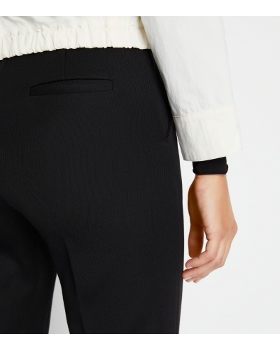 TORY BURCH CROPPED WOOL TAILORED TROUSERS