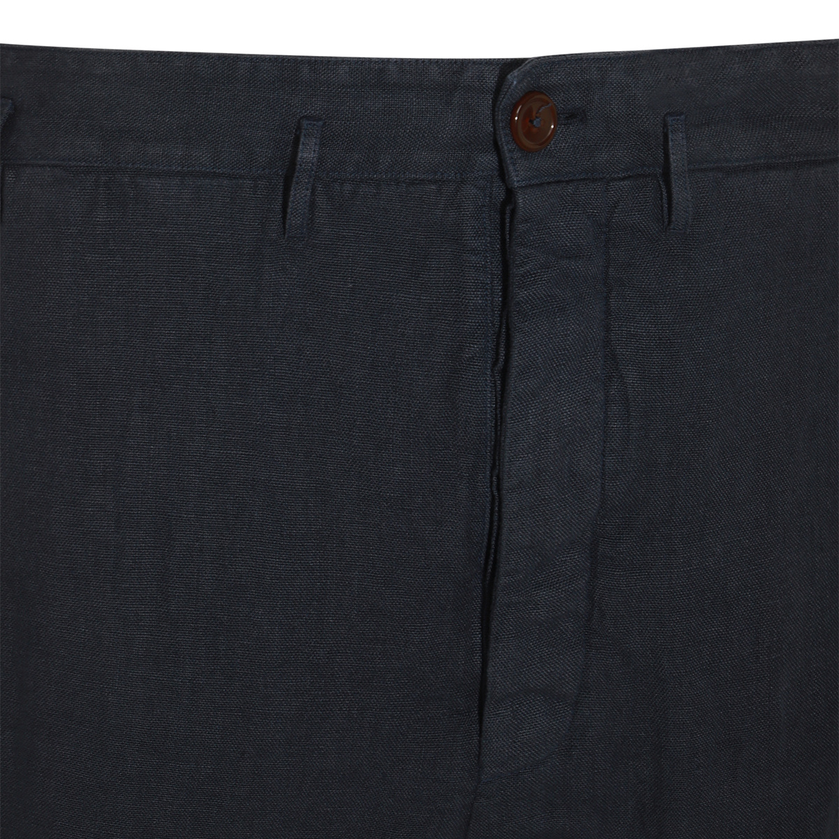 Vivienne Westwood Blue Linen Pants In Black