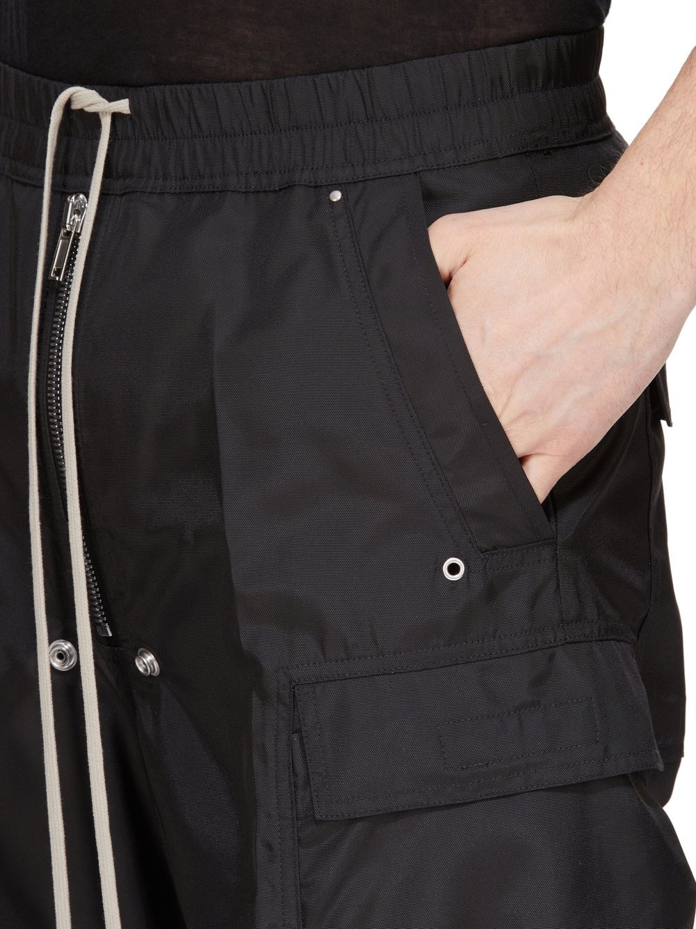 Rick Owens Drkshdw Drawstring Casual Pants In Black