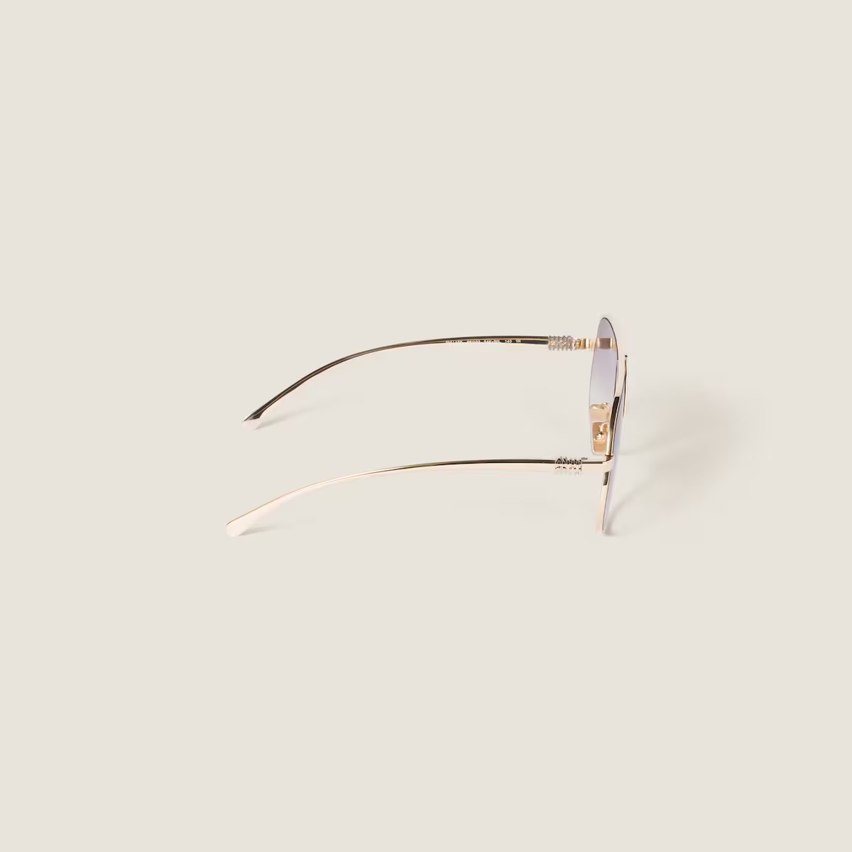 Miu Miu Full Frame Sunglasses In Gray