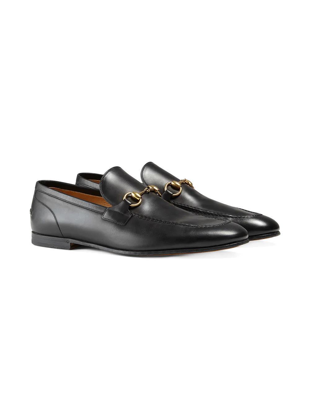 Gucci Jordaan Horsebit Loafer In Black