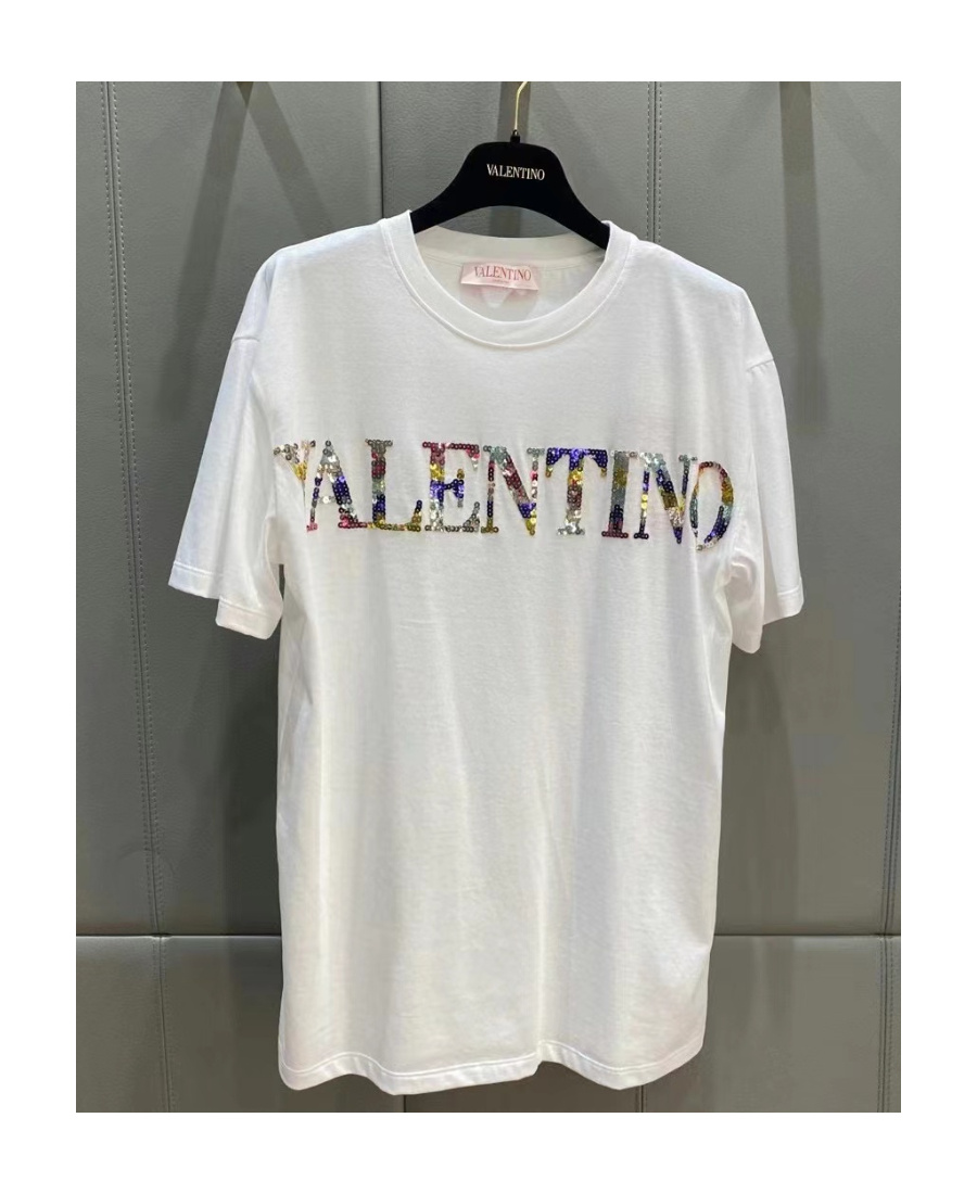 VALENTINO LOGO-EMBELLISHED SHORT-SLEEVED T-SHIRT