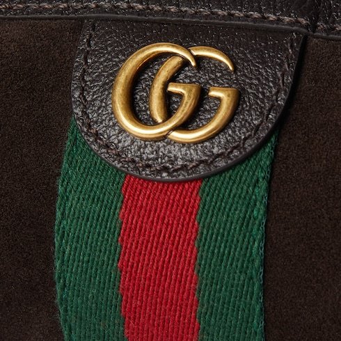 Gucci Ophidia Mini Bag In Brown