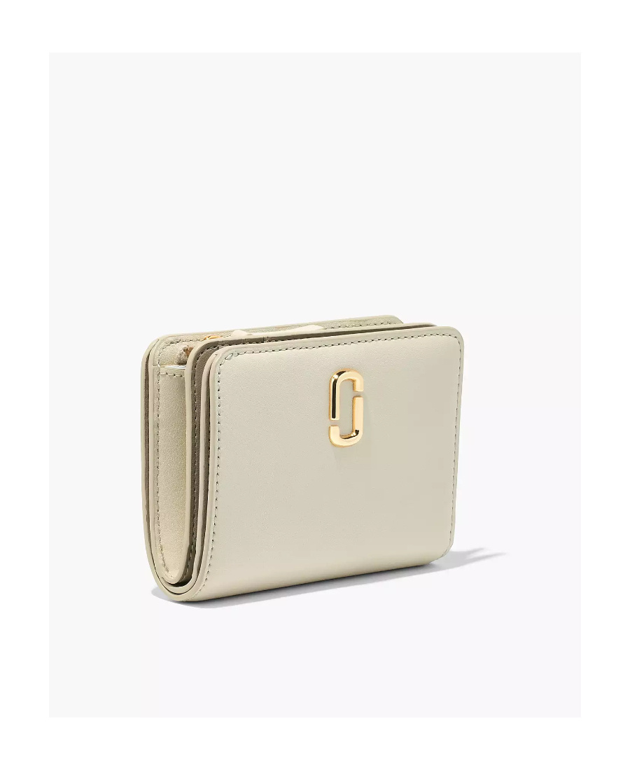 Shop Marc Jacobs The Mini Compact Wallet In Nude
