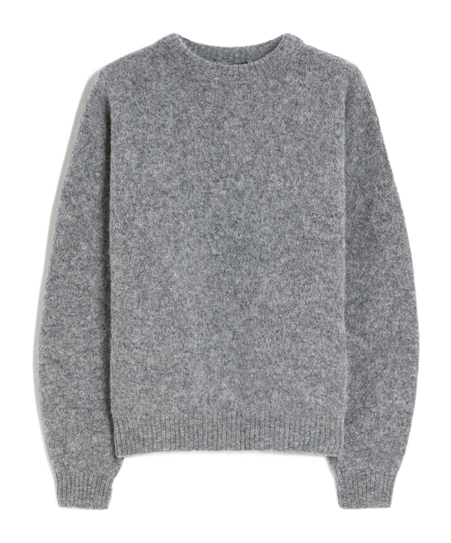 Weekend Max Mara Crewneck Knitted Jumper In Gray