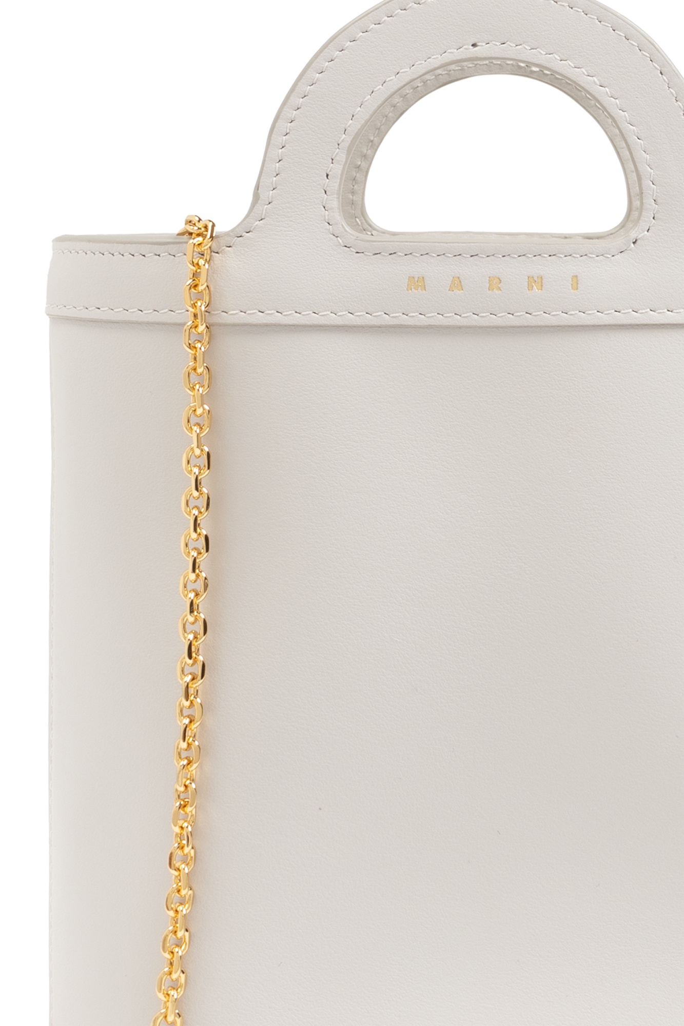 Marni Mini Tropicalia Bucket Bag In White