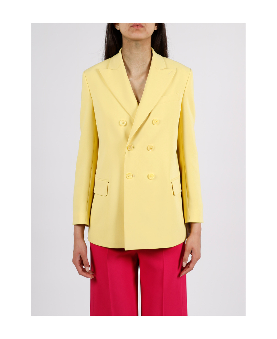 Red Valentino Double-breasted Suit Jacket In Nude