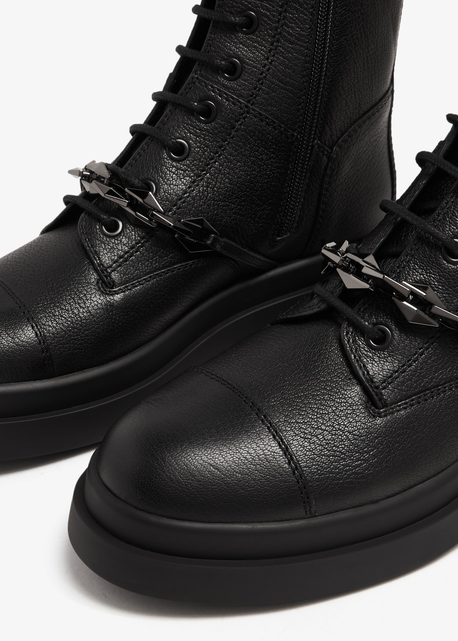Jimmy Choo Logo Short Boots In Black
