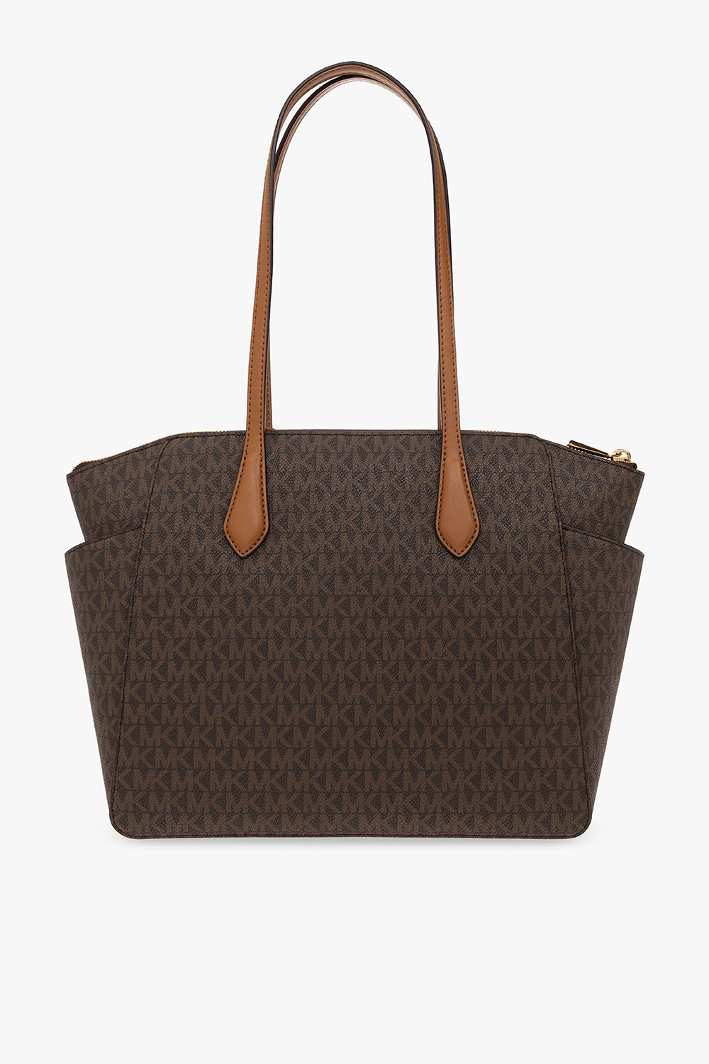 Shop Michael Michael Kors Marilyn Medium Tote Bag In Brown