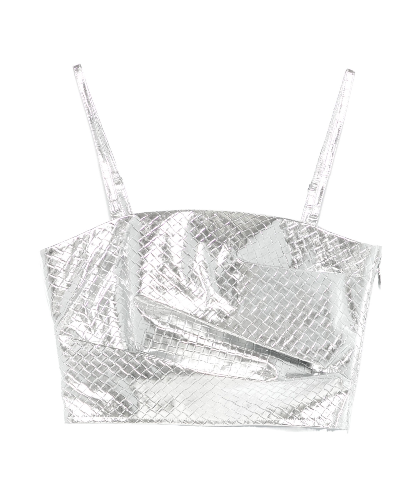 ROTATE BIRGER CHRISTENSEN DRAPED BRAIDED TOP