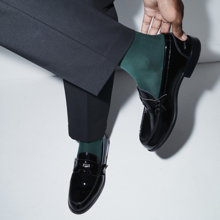 Christian Louboutin Men Penny Night Strass In Black