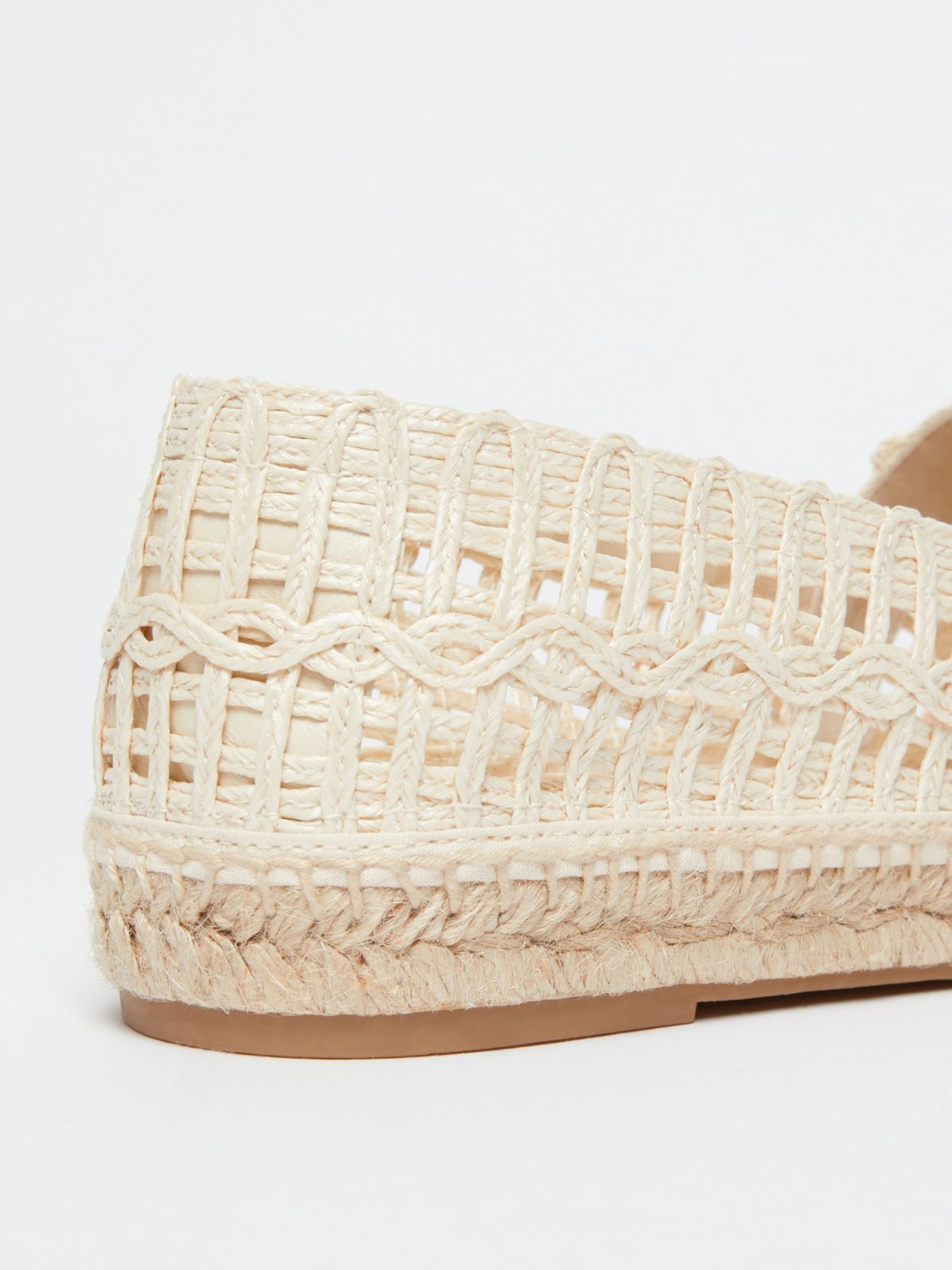 Weekend Max Mara Square Toe Espadrilles In Nude