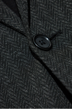 Dolce & Gabbana Pinstriped Single-breasted Blazer In Black