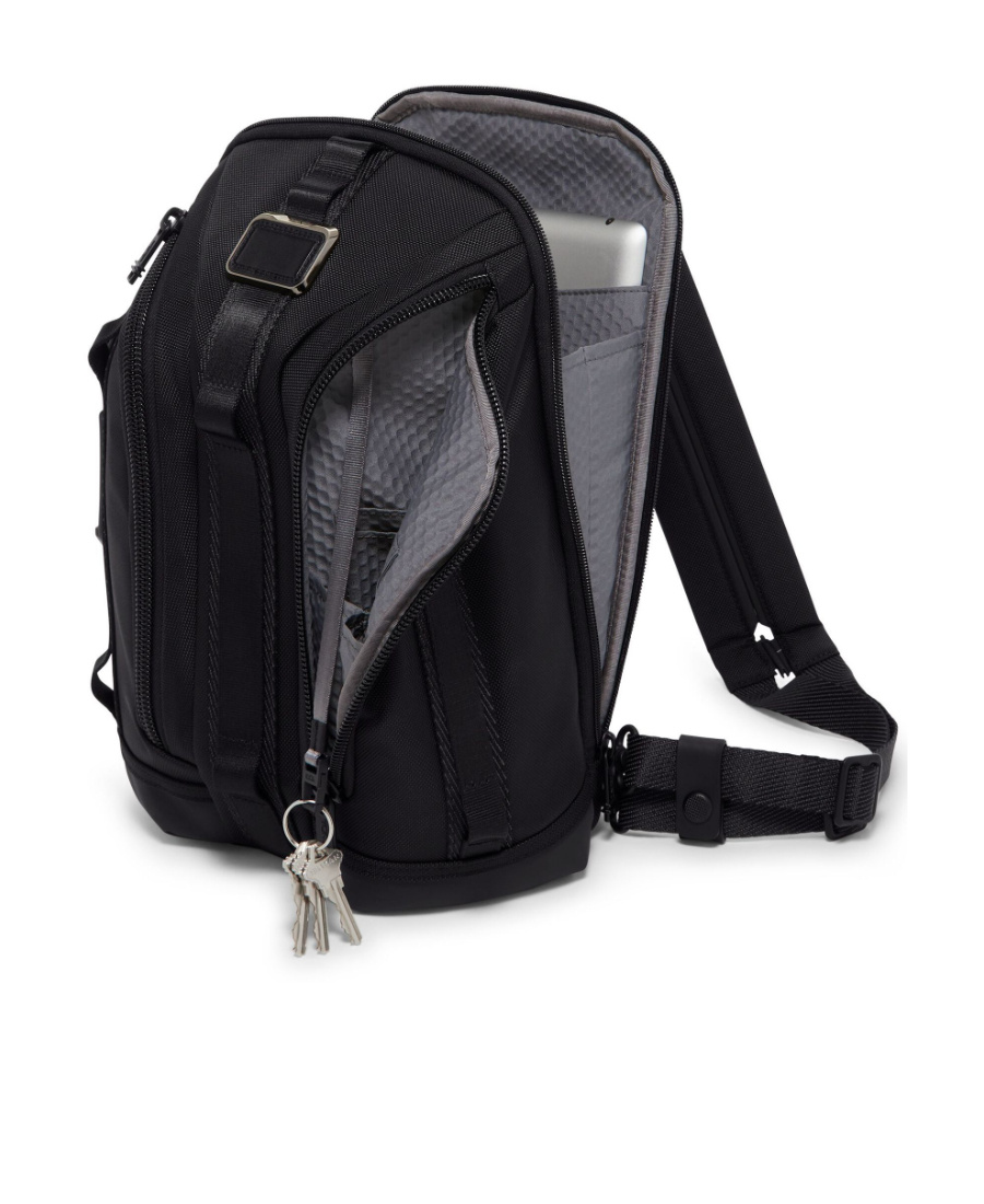Shop Tumi Zipper Backpack In Black