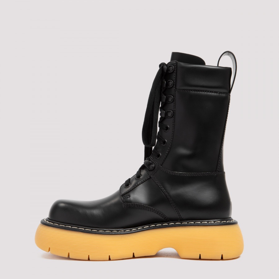 Bottega Veneta Chunky-sole Ankle-length Boots In Black