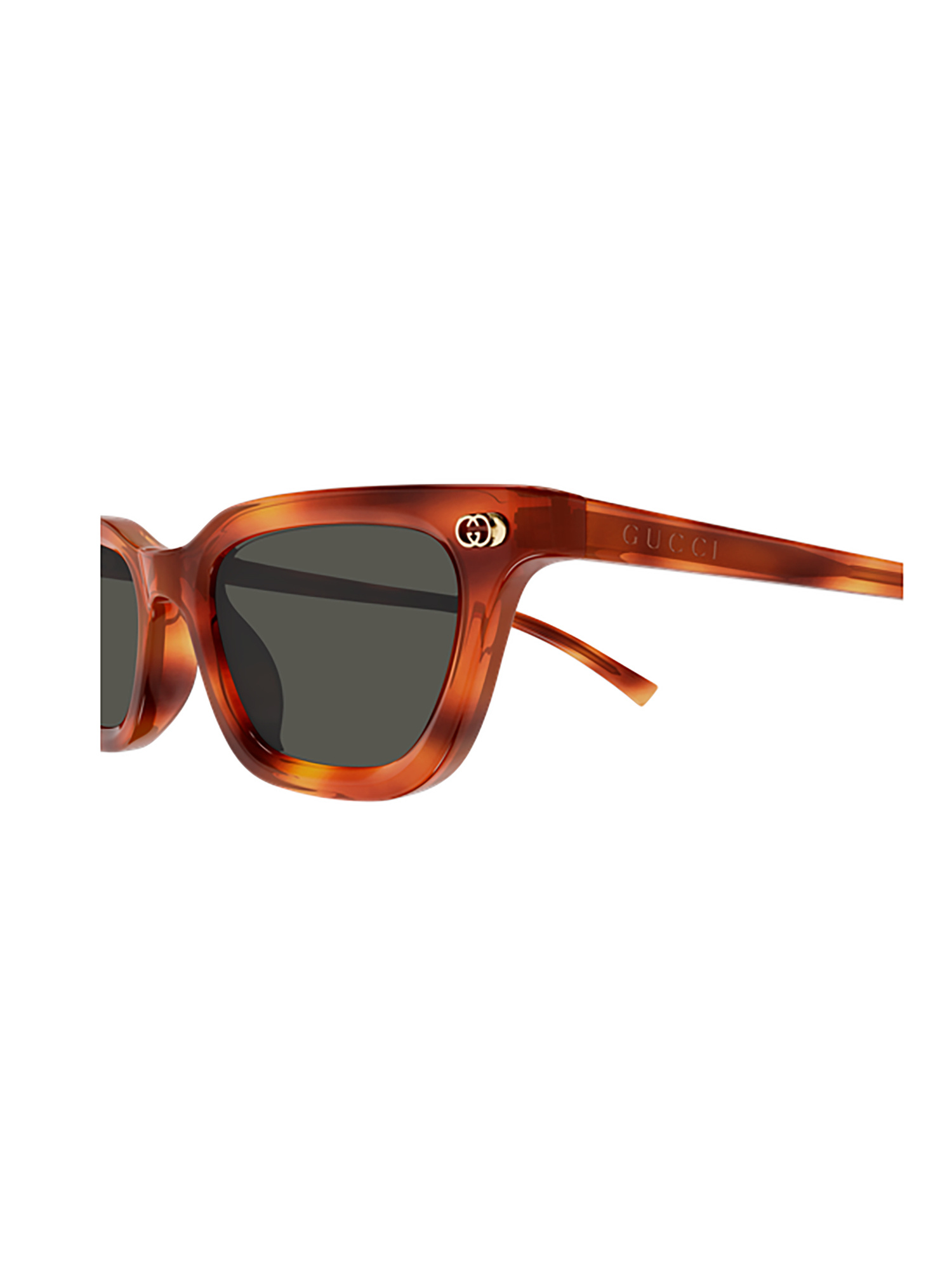 Gucci Eyewear Cat Eye Frame Sunglasses In Brown