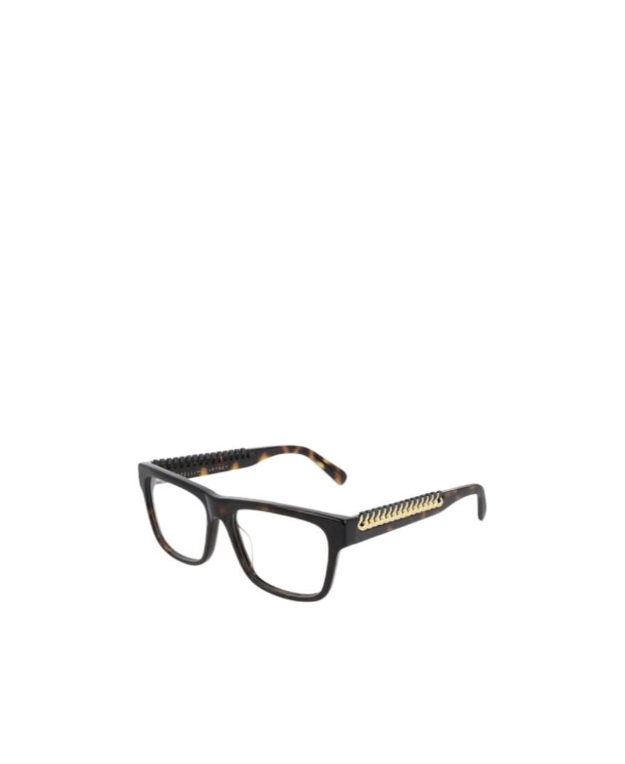 Stella Mccartney Square Logo Flat Mirror In Black
