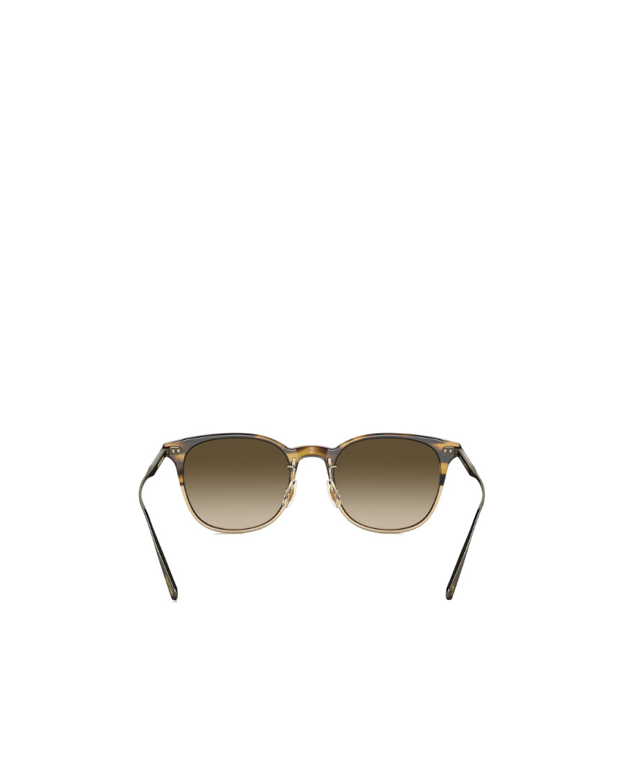 Oliver Peoples Logo Sunglasses In Brown