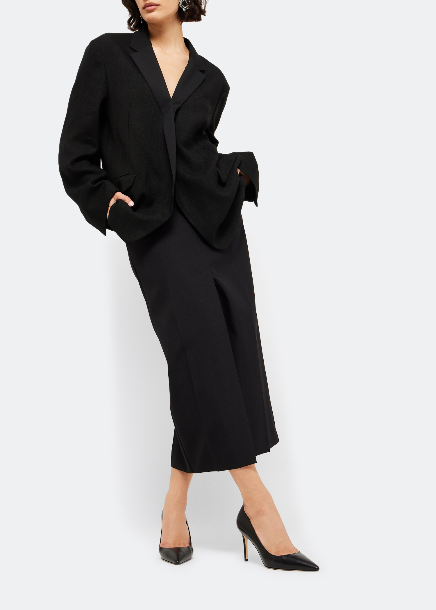 Stuart Weitzman Logo High Heels In Black