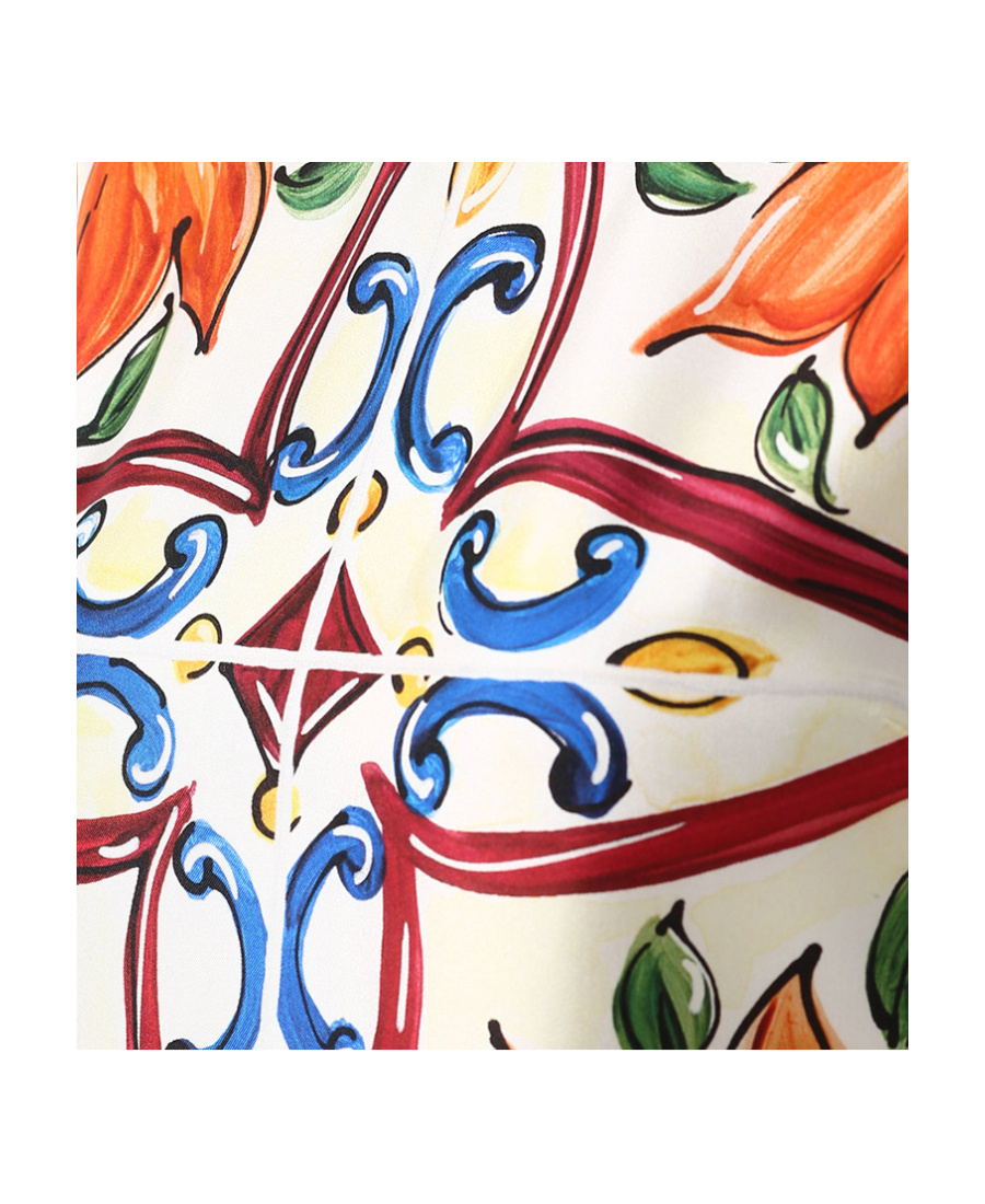 Dolce & Gabbana Print Short Sleeve T-shirt In Multicolor