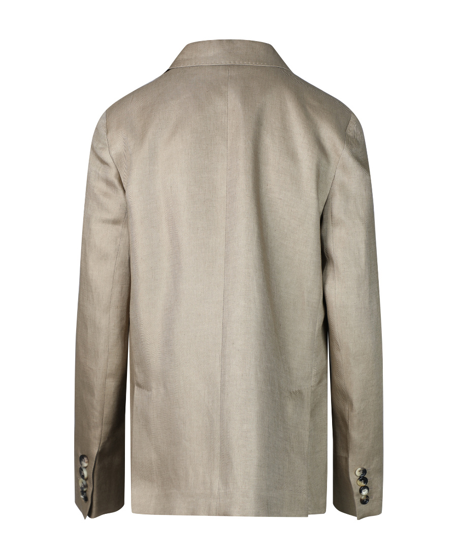 Max Mara Single-breasted Suit Jacket In Nude